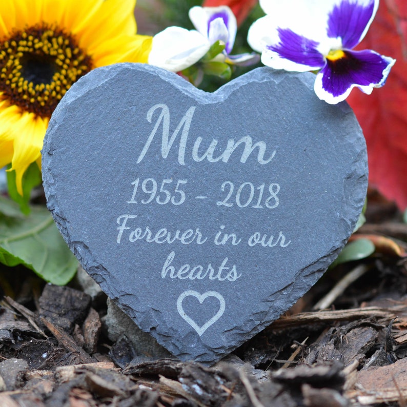 Memorial Plaque Personalised Engraved Grave Stone Slate Etsy UK