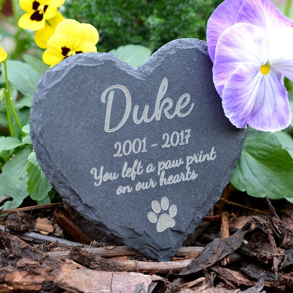Memorial Plaque for Pet Dog Personalised Dogs Grave Stone