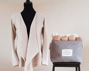 Wool and Alpaca Cardigan – Soft & Cozy Women's Knit Sweater, Chunky Warm Winter Wrap, Elegant Boho Cardigan, Luxury Wool Cardigan, Knitwear
