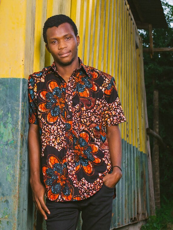 Camisas africanas para hombres camisa africana para - Etsy España