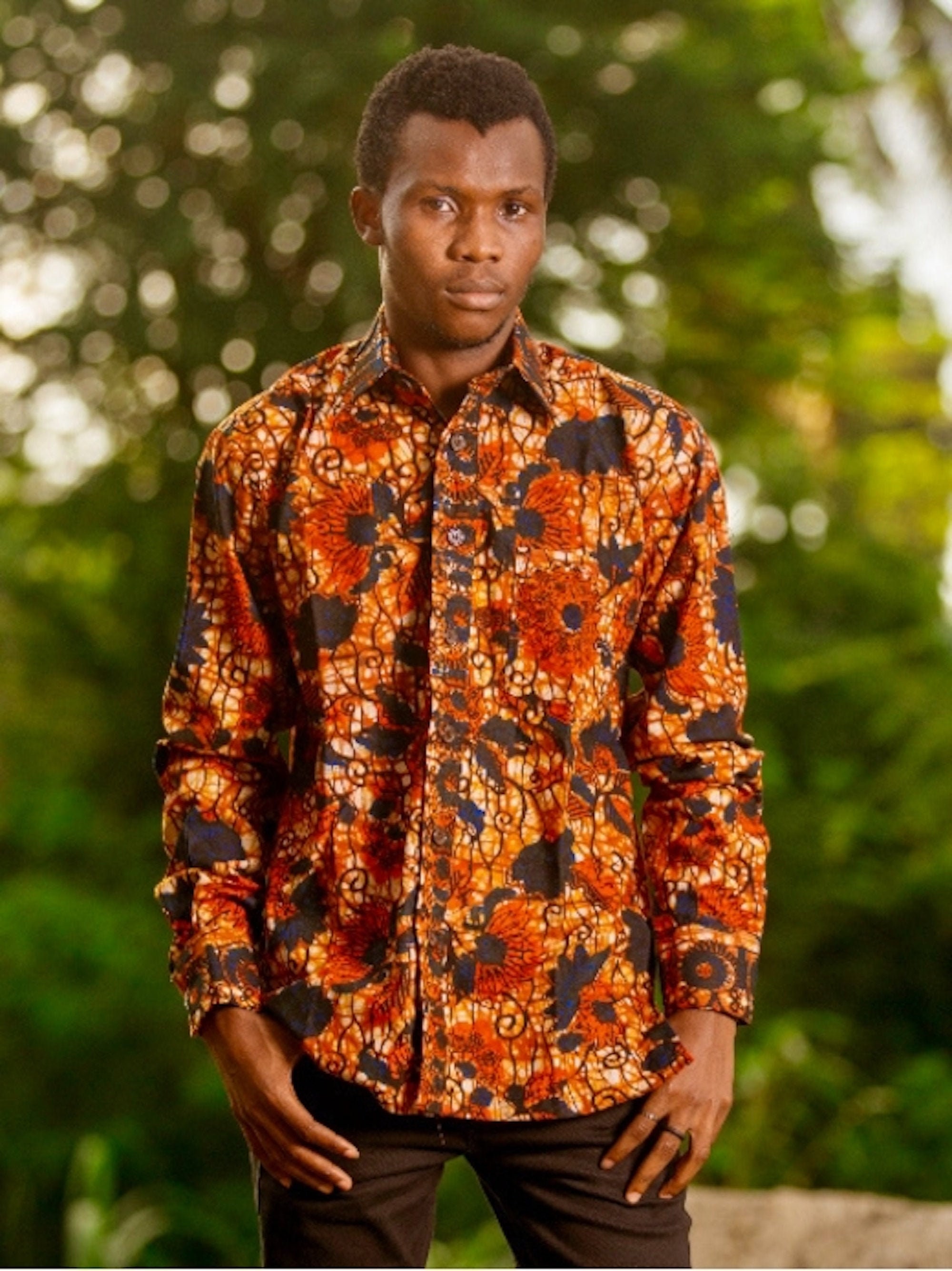 mens kitenge shirt designs