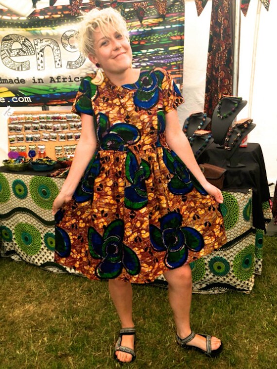 african flare dress styles