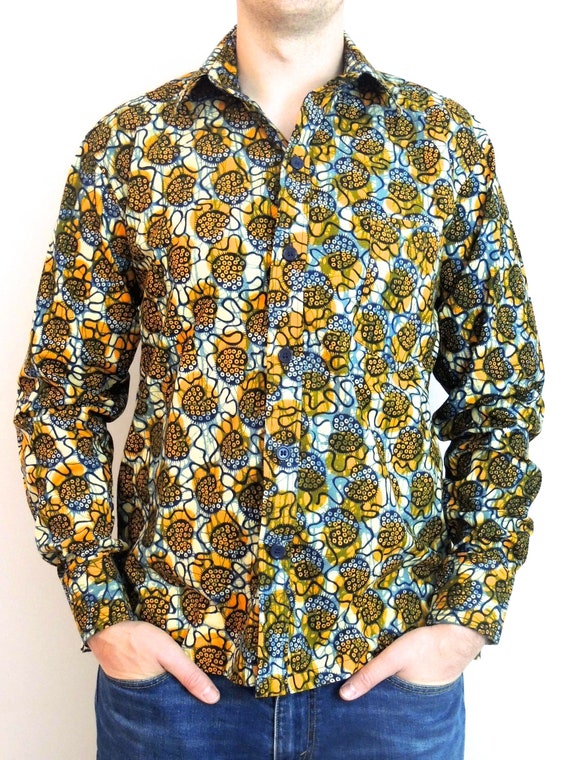 ankara shirts for men