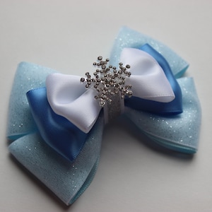 Snow Queen Elsa Frozen 2 Inspired Bow