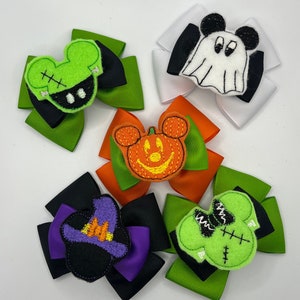 Disney Themed Halloween Bows- Boo To You!