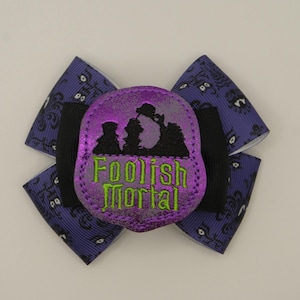 Foolish Mortals Haunted Mansion Inspired Boutique Bow