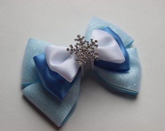 Snow Queen Elsa Frozen 2 Inspired Bow