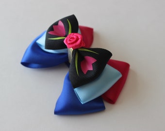 Snow Princess Anna Inspired Boutique Bow