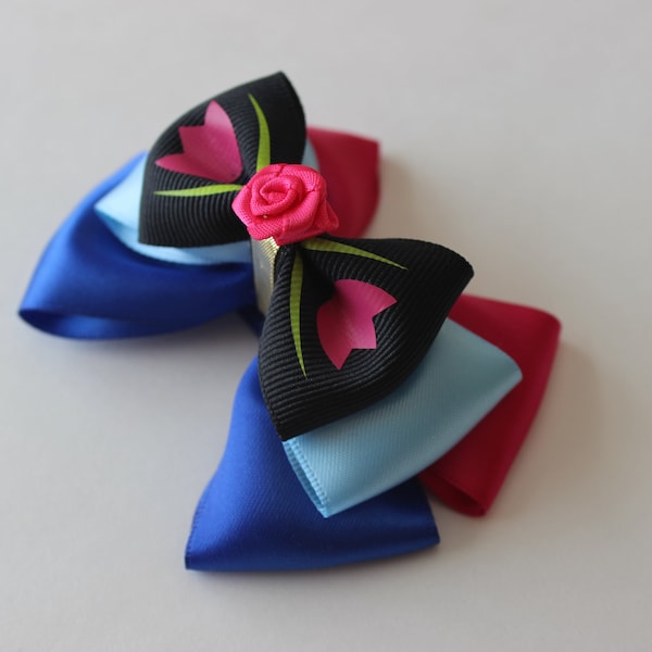 Snow Princess Anna Inspired Boutique Bow