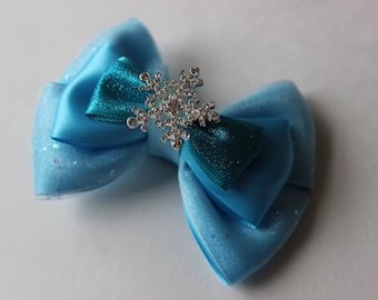 Snow Queen Elsa Inspired Boutique Bow