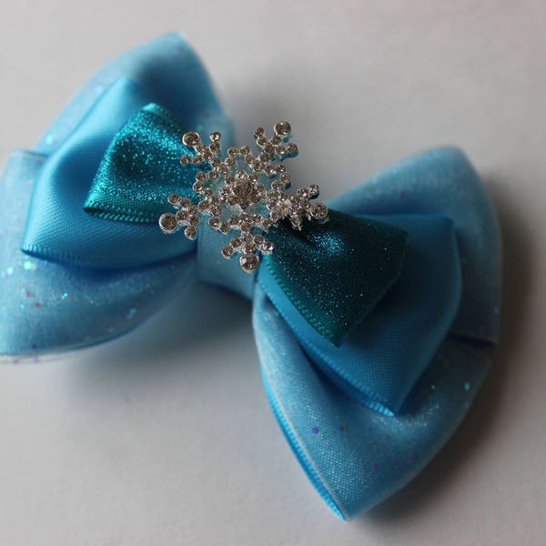 Snow Queen Elsa Inspired Boutique Bow