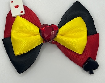 Queen of Hearts Inspired Bow