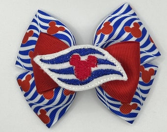 Magical Disney Cruise Line Boutique Inspired Bow