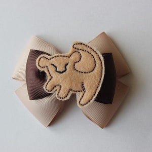 Simba Lion Cub King Inspired Bow