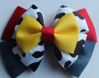 Cowgirl Jessie Toy Story Inspired Boutique Bow