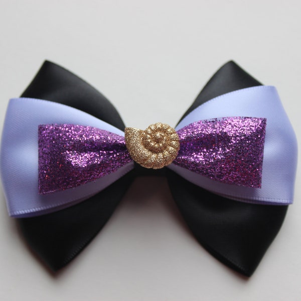 Sea Witch Ursula Inspired Bow