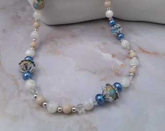 Sea Jasper Beaded Necklace B