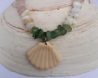 6" Seashell Charm Bracelet