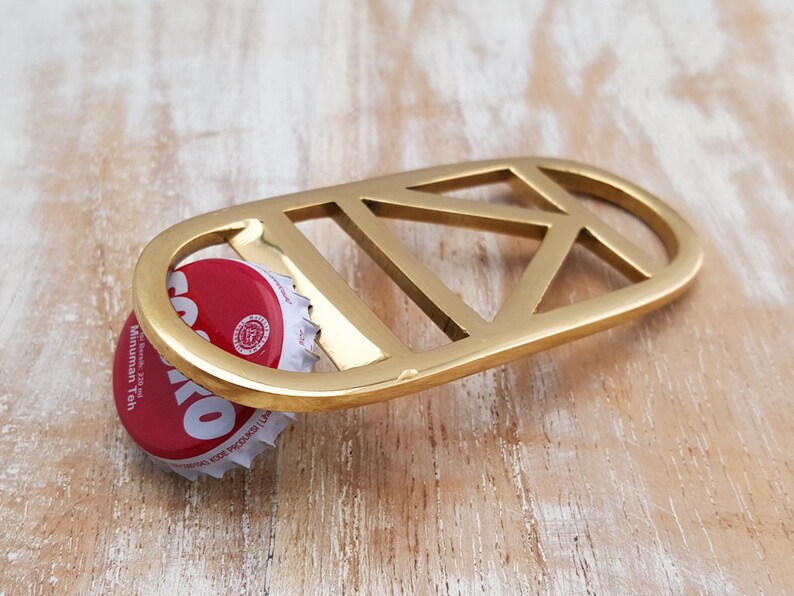 Fancy Brass Bottle Opener Gold Silver Black Color Etsy