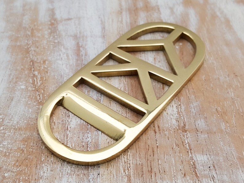 Fancy Brass Bottle Opener Gold Silver Black Color Etsy