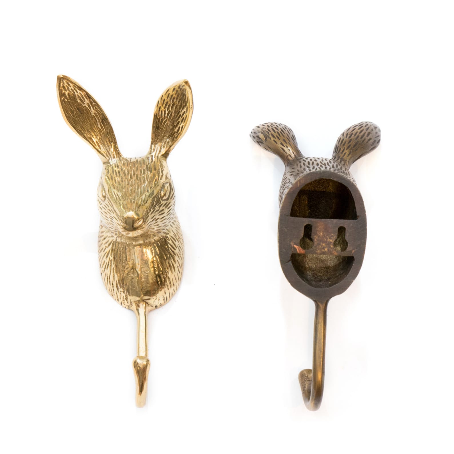 Brass Hook Rabbit Animal Hook Wall Hook Nursery Hook Etsy