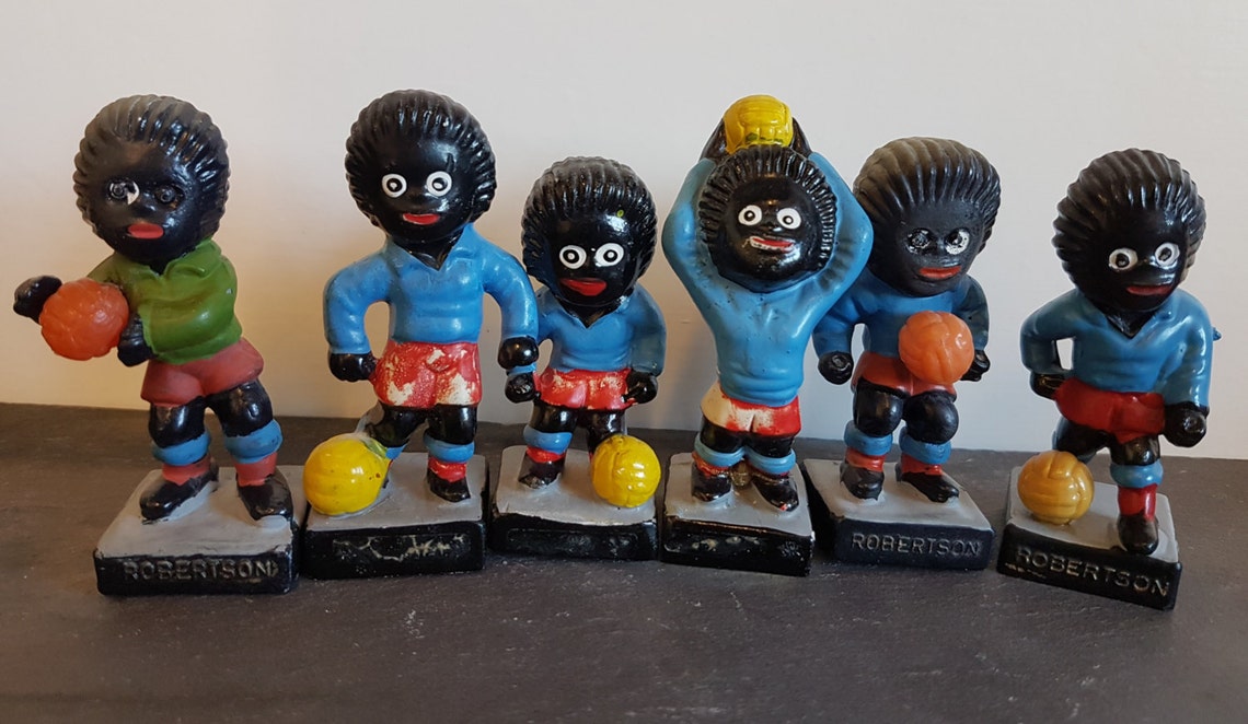 Robertson's Jam Golly Footballer Figurines Complete Set Etsy