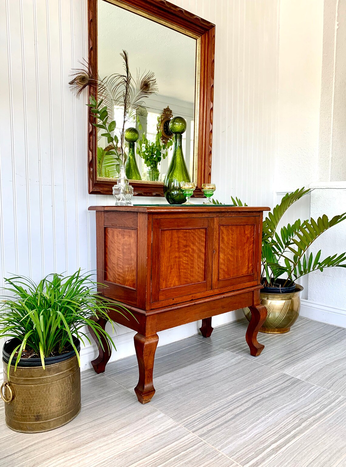 Antique Wine Cellarette Chippendale Style Liquor on Etsy