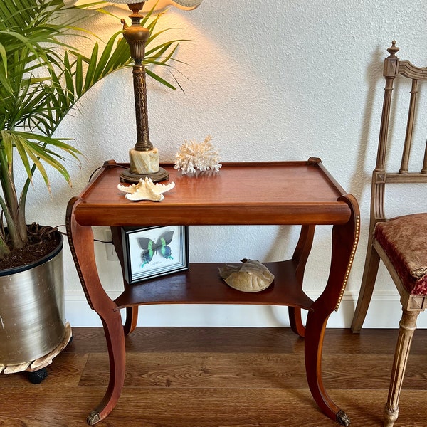 Antique Narrow Side Table Etsy
