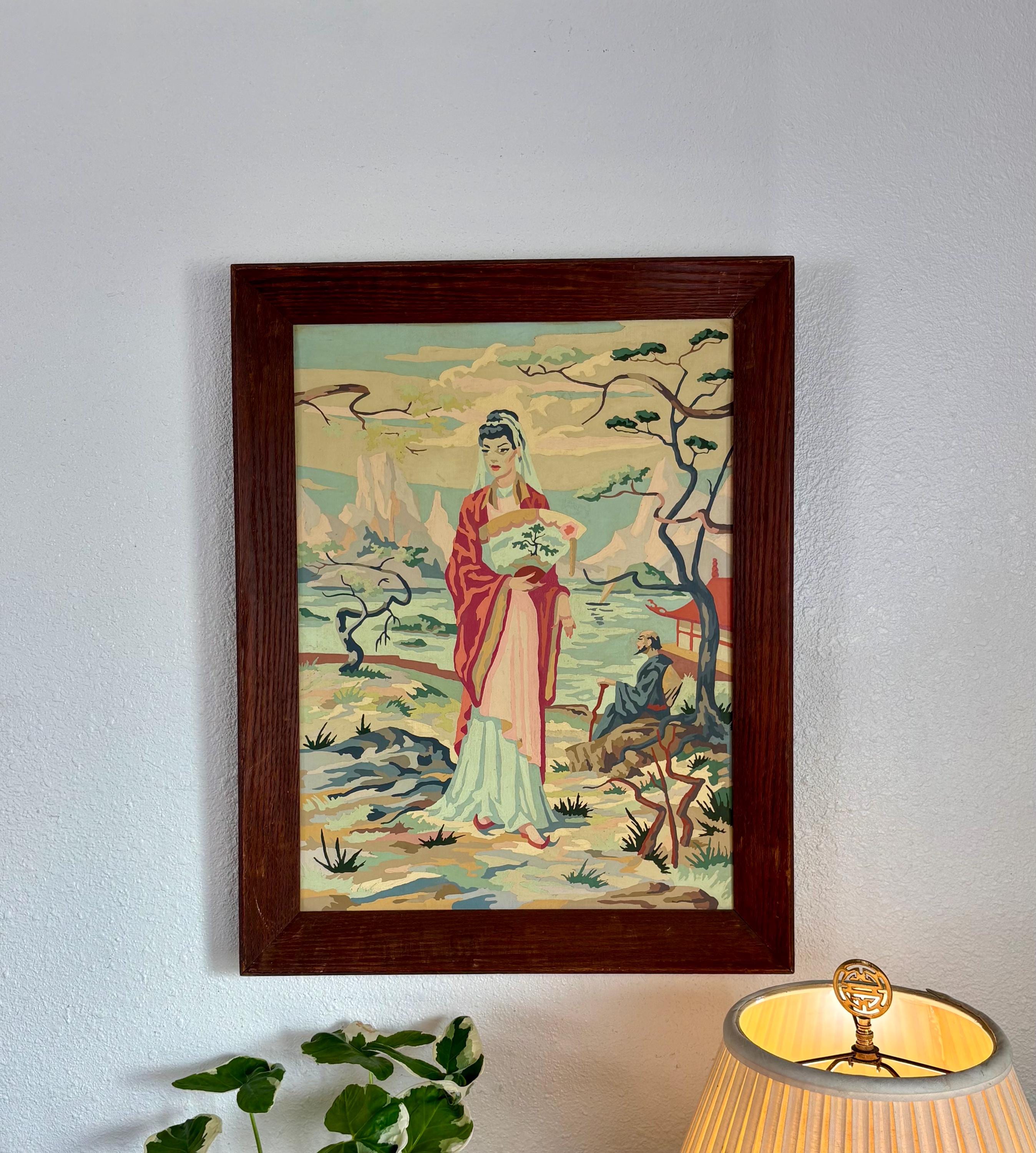 Paint by Number Chinoiserie - Etsy