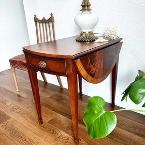 Ethan Allen Drop Leaf Side Table - Etsy