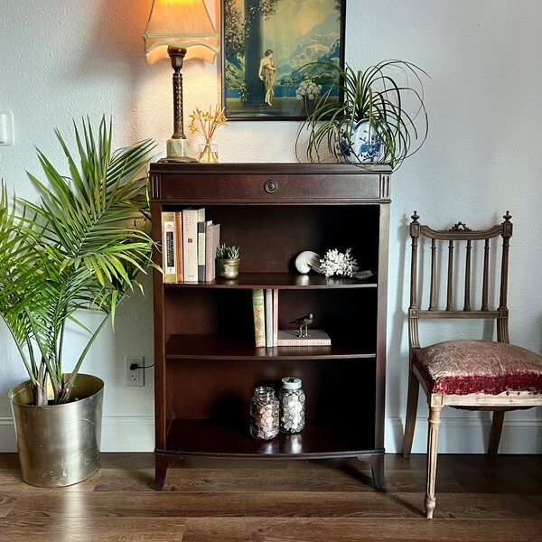 Narrow Bookcase Etsy