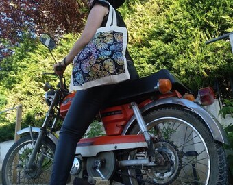 zippered cloth bolsas