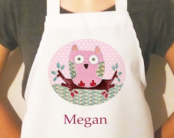 Personalised Apron -Children's Aprons - Girls Apron - Name Apron - Personalised Gift- Girls Birthday -Various Designs