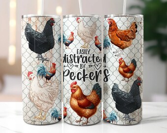 Cute Chicken Tender Tumbler,Chicken Lover,Chicken Mama,Funny Sublimation Tumbler,Adorable Chicken Cup,Custom Handmade Tumbler,Gift for Her