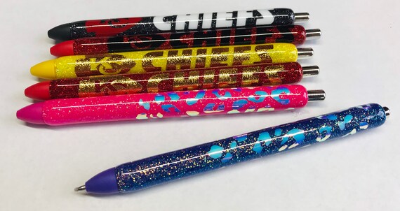 Personalizable Glitter Ink Joy Gel Pens, Colored Ink, Black Ink, Colored  Glitter, Customizable 