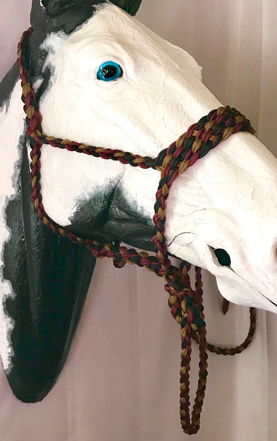 Braided Rope Halter Braided Rope Halter & 10’ Lead Rope - Etsy