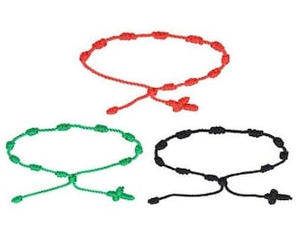 Hand Knotted Rosary Bracelet