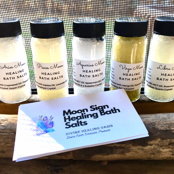 Moon Sign Healing Bath Salts