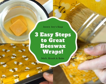 DIY Beeswax Food Wrap Bar: Zero Waste Starter Kit