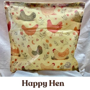 Reusable Beeswax Bread Bag 16"x16" XL | Sourdough Bread Storage | Organic Cotton| Made in USA | Bread Baker Gift | Plastic Free | Handmade Happy Hen