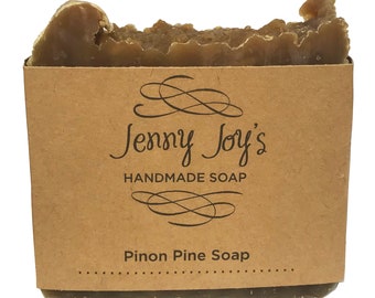 Pine Soap Pinon Pine Resin Similar to African Black Soap Soothing Natural Soap from Arizona