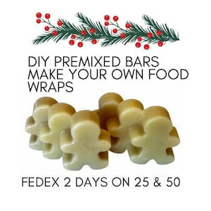 DIY Beeswax Wrap Kit: Pine Resin, Zero Waste Food Storage