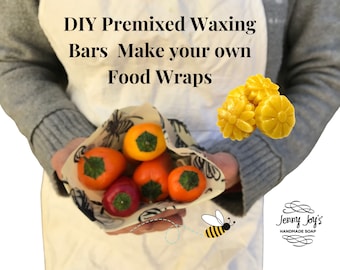 DIY Beeswax Food Wrap Kit: Pine Resin, Zero Waste Kitchen