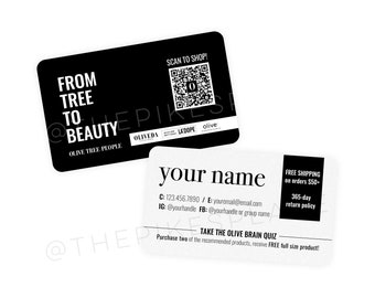 Olive Tree People Business Cards - Pearl Finish