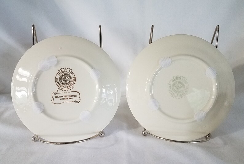 McKee Tipp City Cattails Tall Flour Sugar Shakers Vintage Bonus Two Cattail Plates