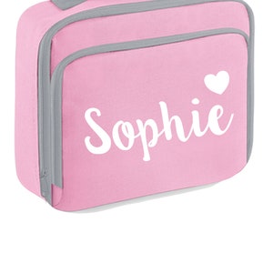 Personalised Childs Lunch Cooler Bag Kids Insulated School Dinner Box BPA Free Back To School image 6