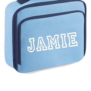 Personalised Childs Lunch Cooler Bag Kids Insulated School Dinner Box BPA Free Back To School image 8