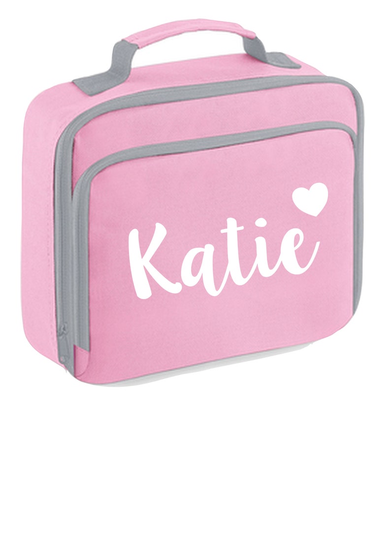 Personalised Childs Lunch Cooler Bag Kids Insulated School Dinner Box BPA Free Back To School image 4