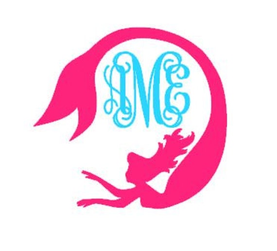 Free Free 305 Little Mermaid Monogram Svg SVG PNG EPS DXF File