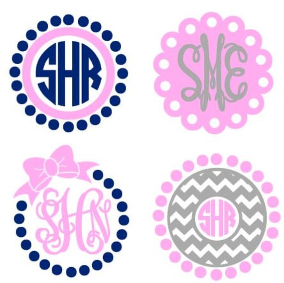 Download Monogram Frames instant download for cutting machines SVG ...